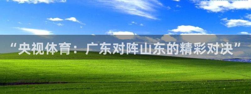 “央视体育：广东对阵山东的精彩对决”